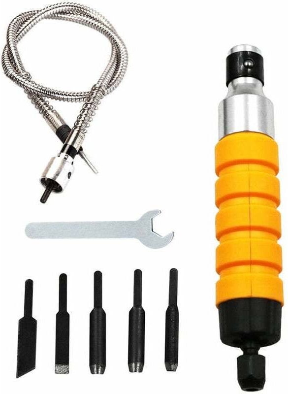 Holzschnitzmeißel, elektrisches Holzschnitzwerkzeug, Stiftmeißel, Schnitzmeißel mit kleinem, flexiblem Schaftkopf