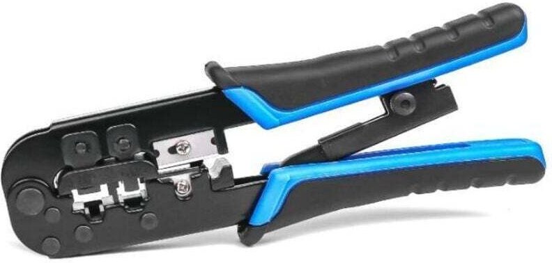 Pinces à sertir, pinces à dénuder et pinces coupantes pour câbles - RJ11, RJ12, RJ45 6P6C/4C, 8P8C, pour câbles réseau e...