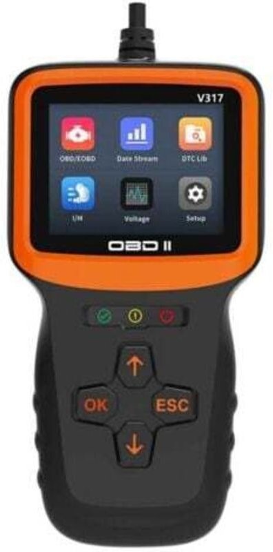 OBD2-Kfz-Diagnosegerät, OBD2-Diagnosegerät (Französisch), Fahrzeuglesegerät für alle Fahrzeuge ab Baujahr 2000, Fehlerle...