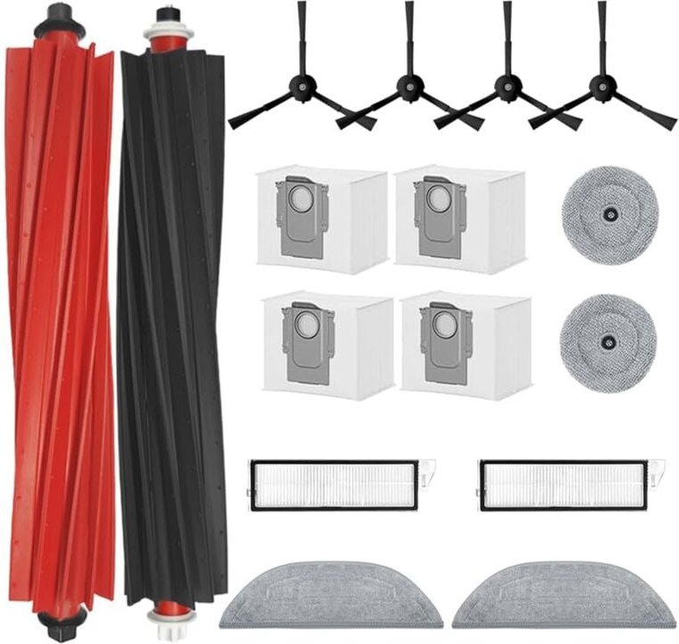 Für S8 MaxV Ultra Roboter-Staubsauger, Hauptseitenbürste