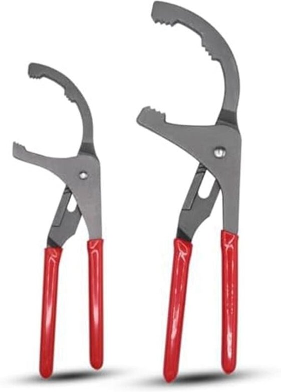 Ölfilterschlüssel-Set, 9 Zoll und 12 Zoll Ölzange, Filterentfernungswerkzeuge für die meisten Autos, LKWs, Motoren