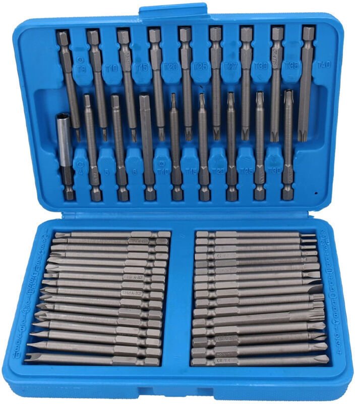 50-teiliges Verlängerungsbit-Set, Verlängerungsstangen-Set, Kreuzschlitzschraubendreher mit Verlängerung, Verlängerungss...