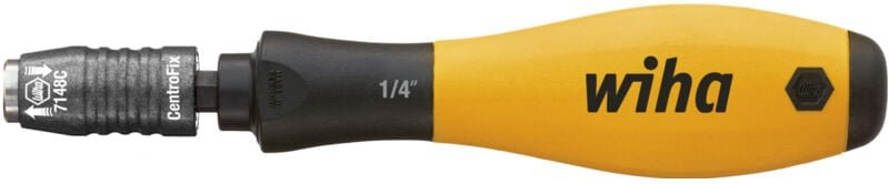 Schraubendreher mit Bithalter SoftFinish® esd, mechanisch verriegelbar 1/4' 38 mm (32161) - Wiha