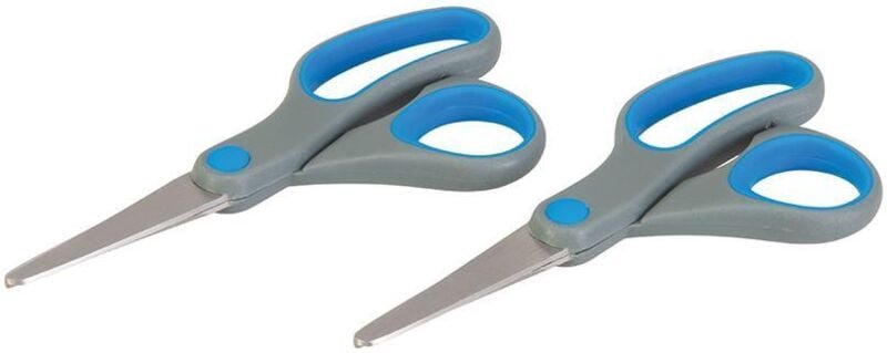 2 x Universal Edelstahlschere 130 mm