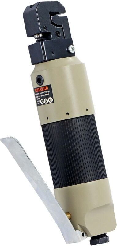 XPOtool Druckluft Kombi Loch- und Absetzzange mit 5mm Stempel und 13 mm Absetztiefe für Kfz Bleche