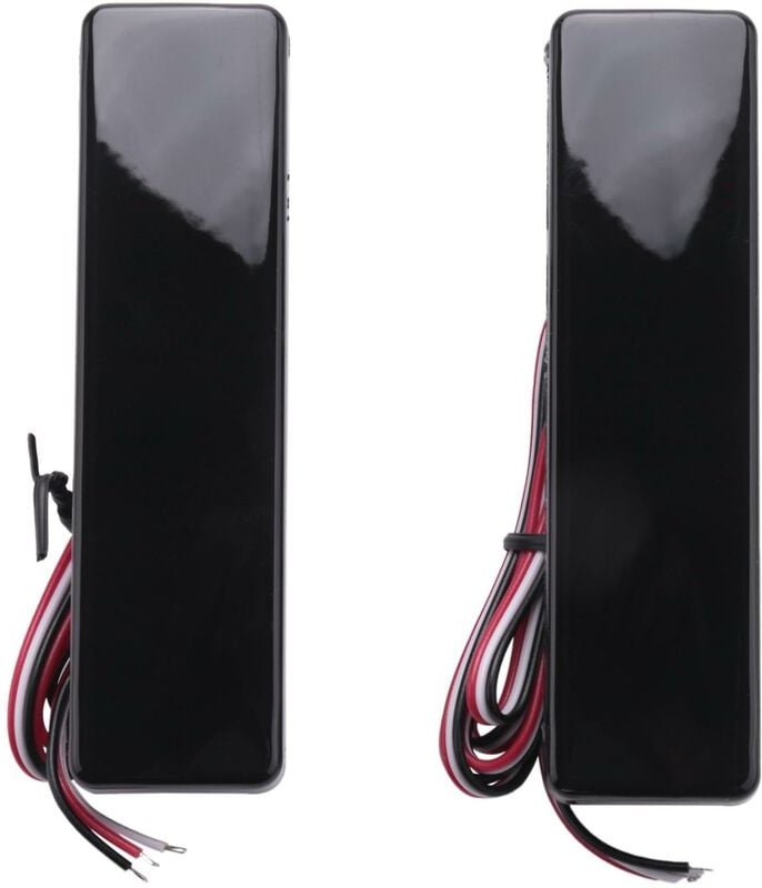 Woosien - Schwarze Linse led Stoßstange Reflektor Rückleuchten für Opel Vivaro Movano für Primastar für Trafic Master