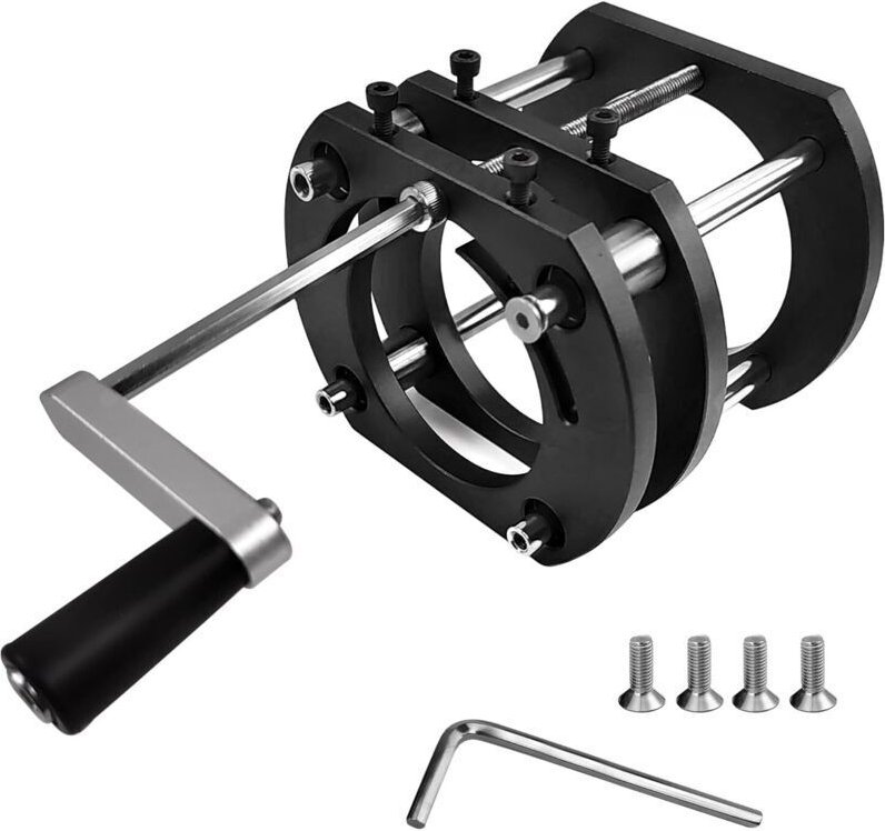 Hubtisch für Holzfräsen, Präzisions-Hubtisch für Fräsen, für Motoren mit 64–65 mm Durchmesser, maximale Hubhöhe 51 mm
