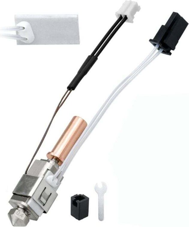 Upgrade für das 2er-Pack Hotend-Kit, 0,4-mm-Thermistor-Heizpatrone, Hot End Printing Plus/Neo/