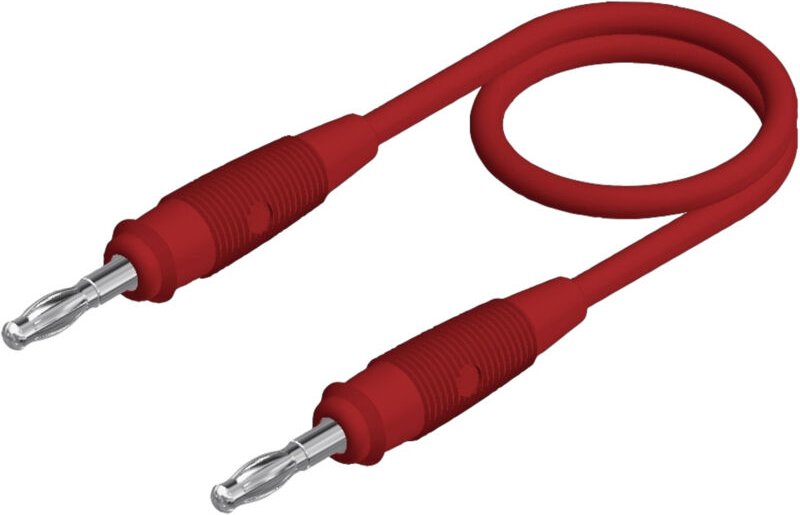 Sml 100/1 Messleitung Lamellenstecker 4 mm Lamellenstecker 4 mm 1.00 m Rot 1 St. - Sks Hirschmann