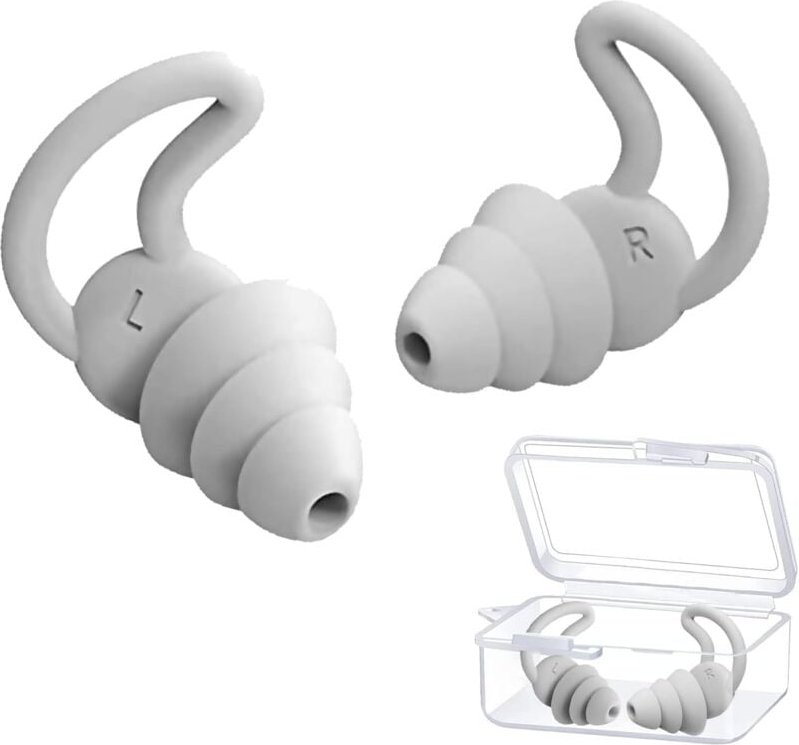 Bluedeer - Silikon-Ohrstöpsel,Noise Cancelling Ohrstöpsel,Geräuschreduzierung Ohrstöpsel,Wiederverwendbarer Silikon Gehö...