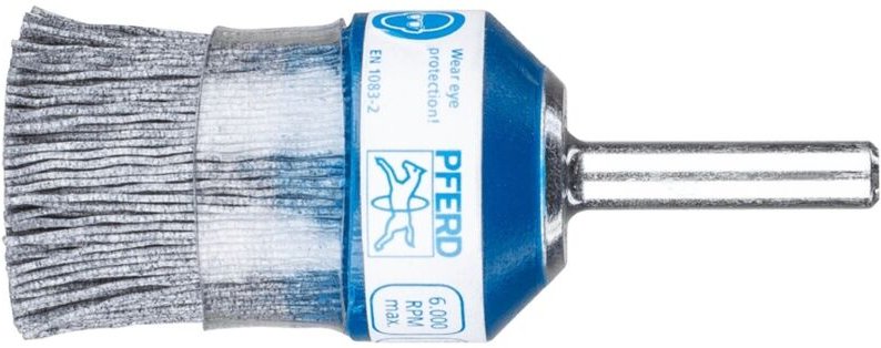 PFERD TOOLS COMPOSITE Pinselbürste PBUPR Ø 28 mm Schaft-Ø 6 mm SiC-Filament-Ø 0,55 mm Korn 120 stationär