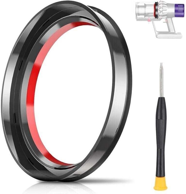 Dichtungsring für Dyson V10, fester Dichtungsring für Dyson V10 und SV12 Staubsauger, kostenloser T8-Schraubendreher, fe...