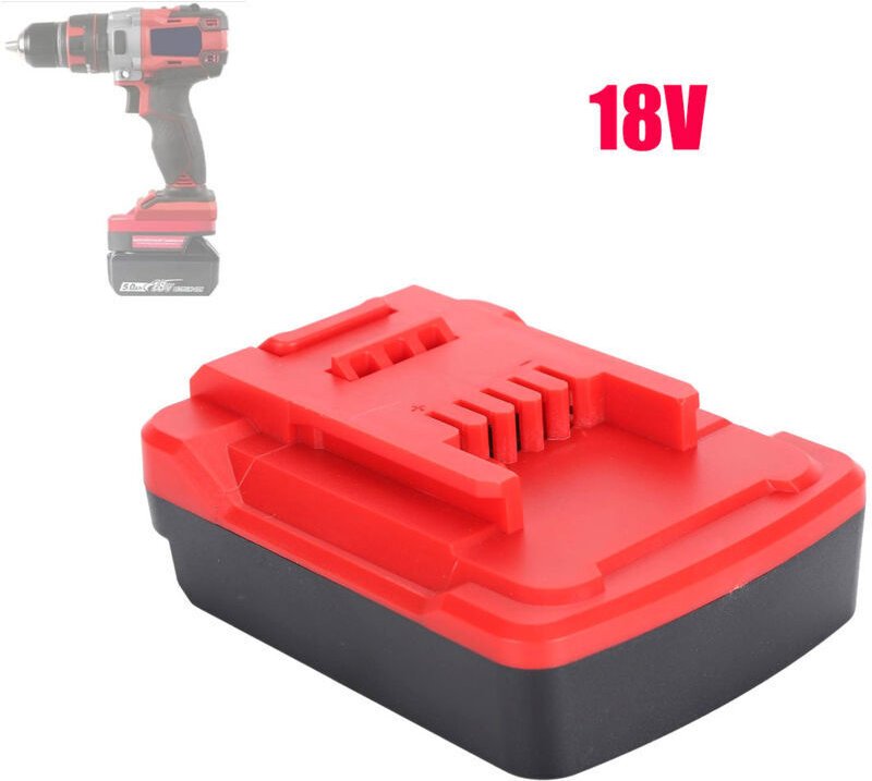 Vtizikl Adaptateur Convertisseur 18V - Compatible Batterie Bosch vers Outils Einhell (Sans Batterie) - Pour Perceuse/Sci...