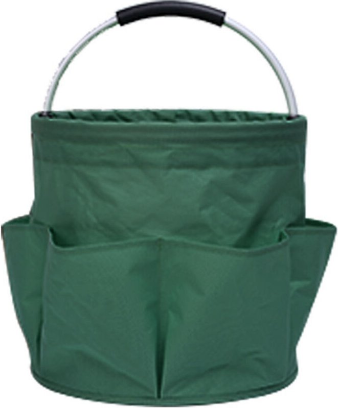 17L Gartentasche für Gartengeräte: Faltbare Gartengerätetasche 600D Oxford-Gewebe Gartengerätetasche, Gartenkorb mit 1 H...