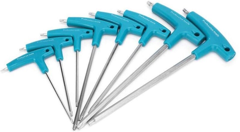 Weit verbreiteter Pentalobe-T-Griff-Sechskantschlüssel, langlebiges Handwerkzeug aus Vanadiumstahl, für die Hausinstandh...