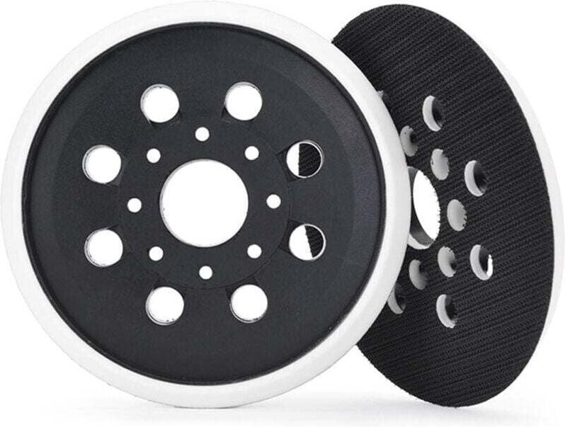 2-teiliger 125-mm-Schleifteller mit Klettverschluss, 8 Löchern, kompatibel mit Bosch PEX 300 AE und PEX 400 AE Exzenters...