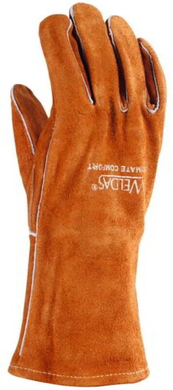 Weldas - Schweißerhandschuhe Größe l (9) braun ( 4702005004 )
