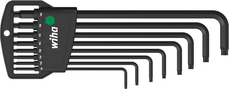 Wiha Stiftschlüssel Set im Classic Halter TORX® 8-tlg. schwarzoxidiert (34736)