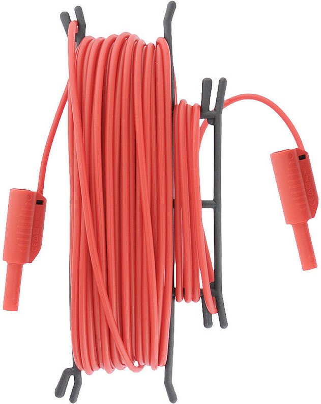 Metrel A 1640 Sicherheits-Messleitung Bananenstecker 4 mm Bananenstecker 4 mm 20 m Rot 1 St.