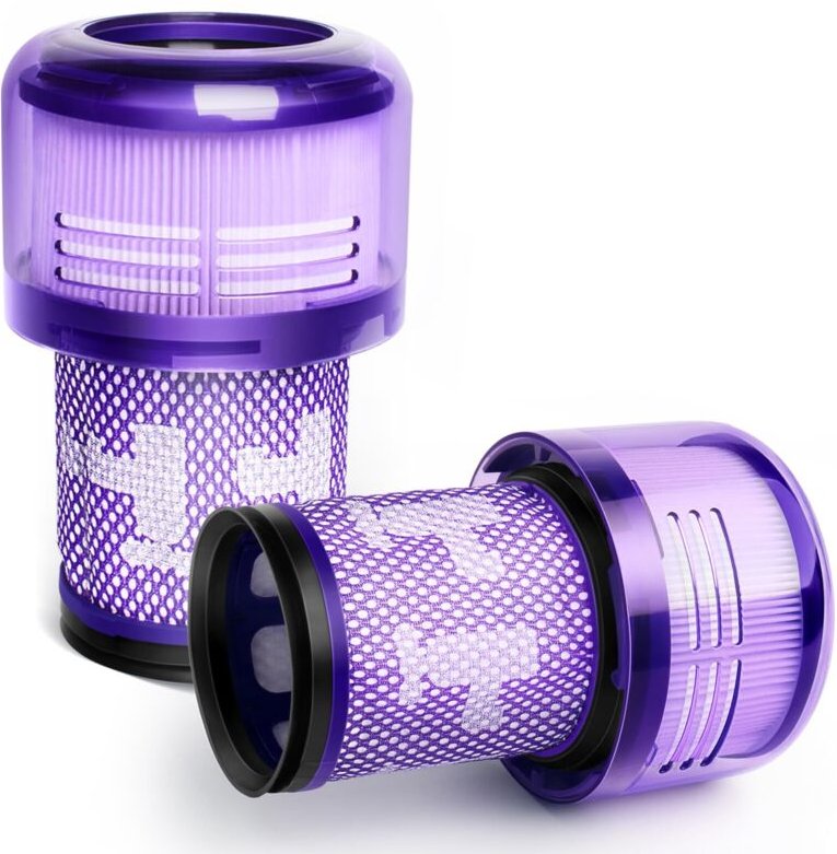 2 Stück V12 Filter Ersatzfilter für Dyson V12 Detect Slim Absolute Extra Staubsauger, Teilenummer 971517-01