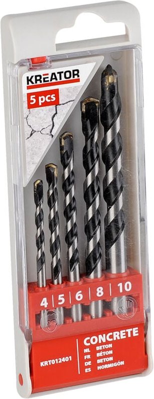 Set mit 5 Betonbohrern Kreator