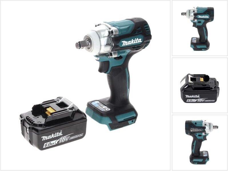 Dtw 300 G1 Akku Schlagschrauber 18 v 330 Nm 1/2' Brushless + 1x Akku 6,0 Ah - ohne Ladegerät - Makita