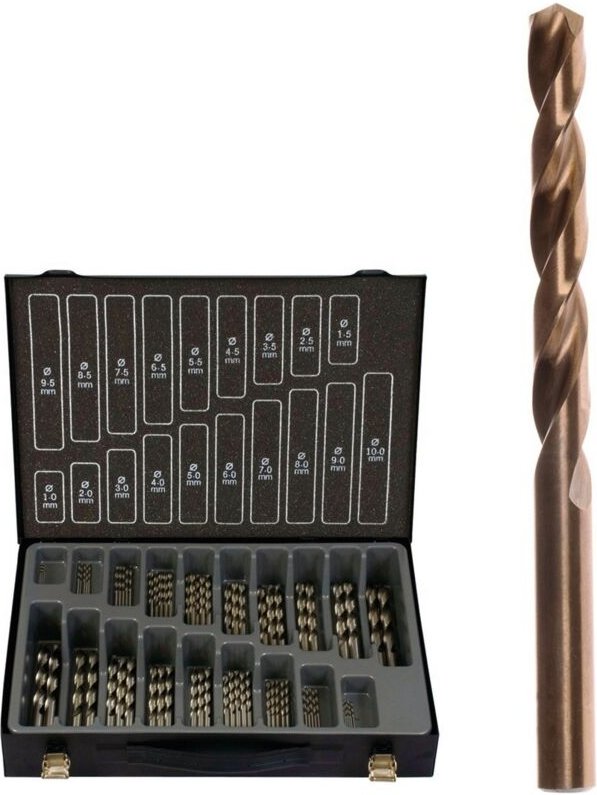 Projahn Bohrer-Magazin HSS-Co 170-tlg. 1-10/0,5 mm BASIC