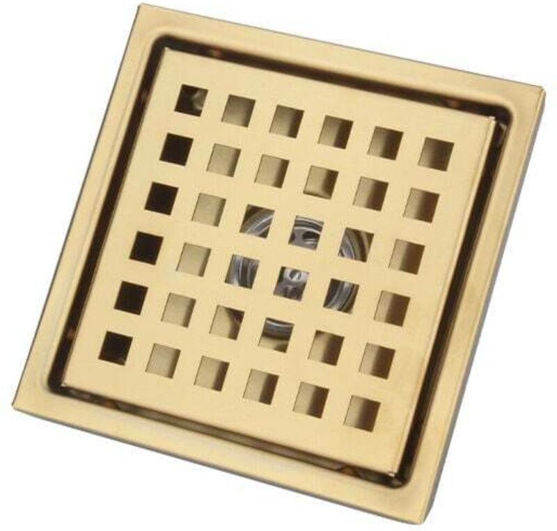 Vtizikl Drain de Douche, Acier Inoxydable Anti-Odeur Filtre Cheveux, Drain de Plancher en brossé Passoire pour Salle De ...