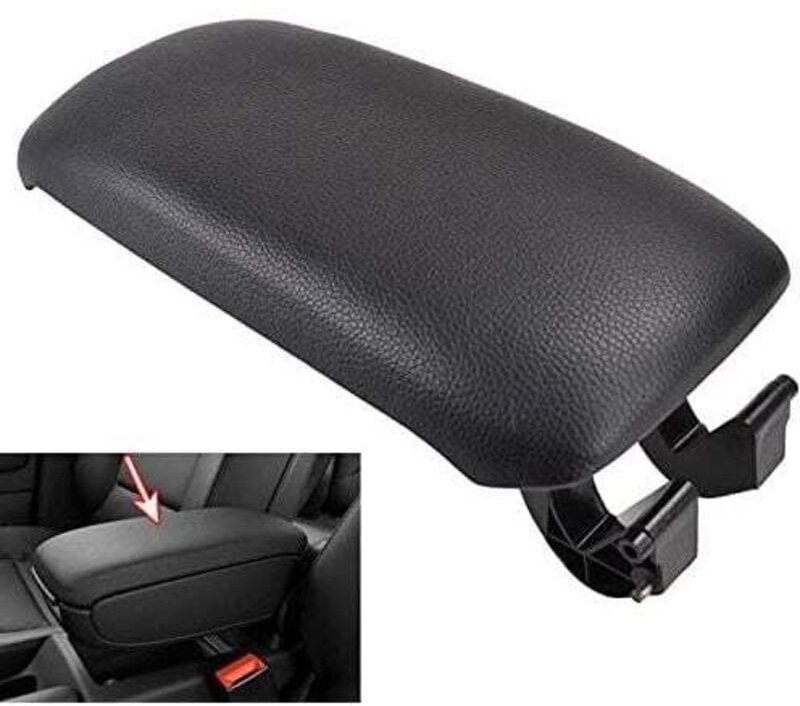 Aiperq - Auto-Armlehne für A3 8P 2003–2012, Mittelkonsole, PU-Leder-Armlehne mit Clip-Ersatz