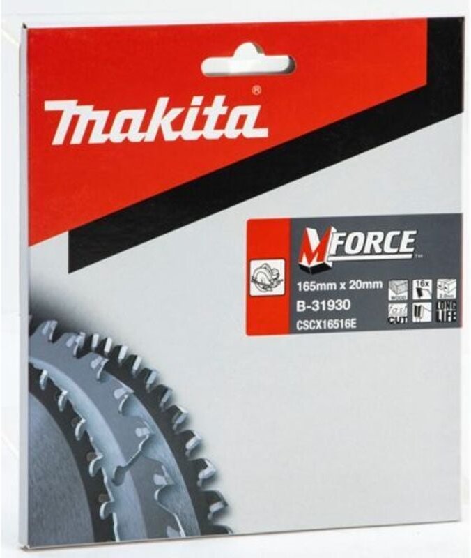 Thumbnail - Sägebblatt m-force 165x20x16Z - Makita