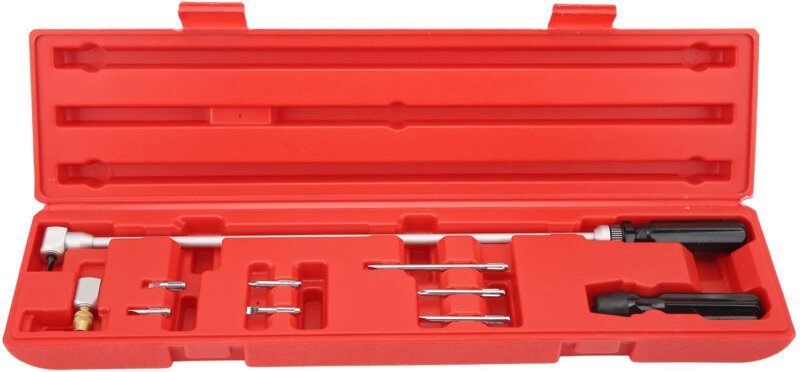 Eosnow 10 Stcs Vergasoreinstellungsschlüsselwerkzeug 90 -Grad -Schrägschraubendreherwinkel Motor Kohlenhydrat -Einstellu...