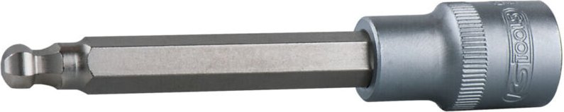 KS Tools 1/2" Bit-Stecknuss Innensechskant mit Kugelkopf, lang, 5mm