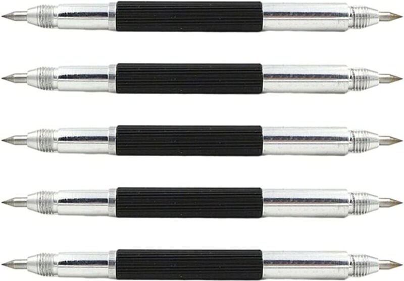 Packung mit 10 Doppelspitzenmarkern für Metall, Glas, Holz - Sollbry