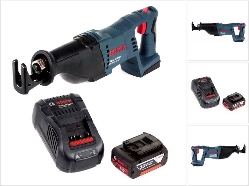 Bosch GSA 18 V-Li Akku Säbelsäge 18V + 1x Akku 3,0Ah + Ladegerät