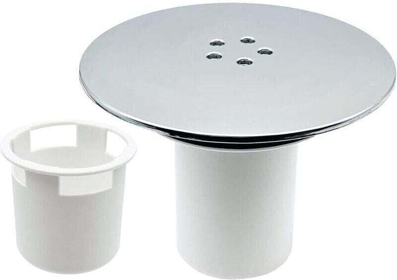 Vtizikl Cache-trou de douche 90 mm, Cache-siphon de douche haut débit, Cache-siphon de douche 115 mm, Cache-trou de bond...