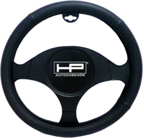 HP Autozubehör Lenkradbezug (Ø x H) 40.5 cm x 3.5 cm Echtleder Schwarz 37 - 39 cm