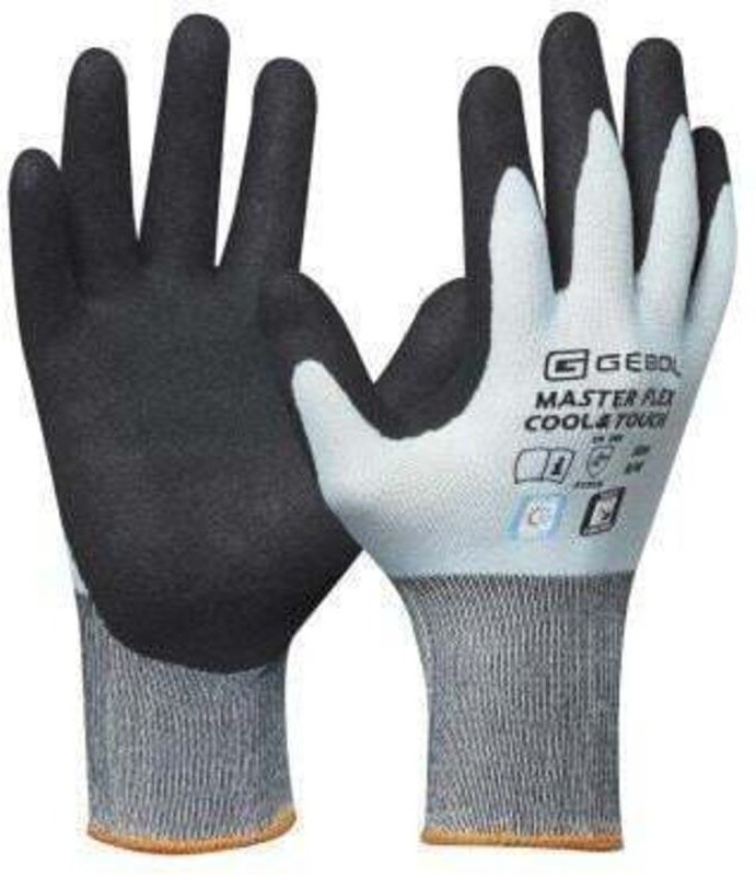 Arbeitshandschuh master flex cool&touch 7 ii Nylon/Elasthan blau