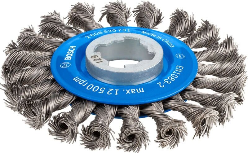 Accessories Scheibenbürste Heavy for Metal x-lock, gezopft, 115 mm, 0,5 mm, 12 mm 2608620731 - Bosch