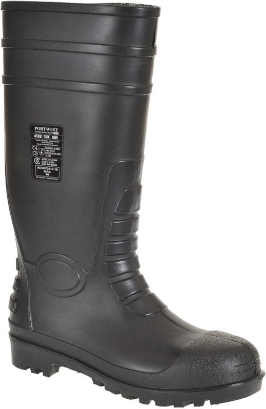Portwest Arbeitsstiefel S5 mit Stahlkappe Schwarz 44