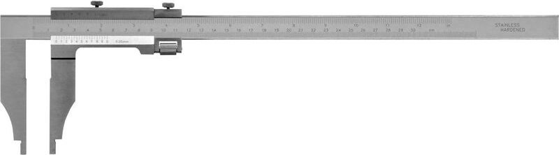 Messschieber Werkstatt ohne Spitze Feineinstellung 500x150mm FORMAT