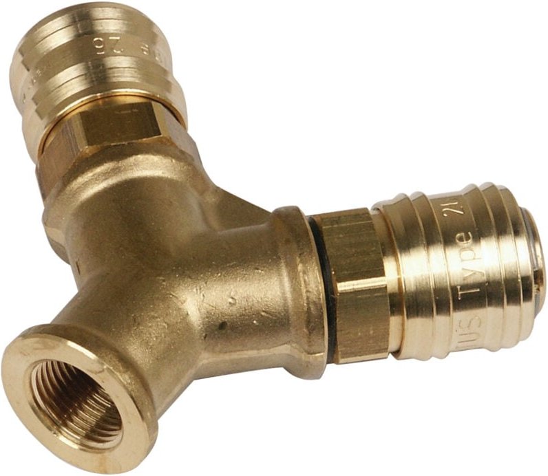 Aircraft 2201085 Verteiler 2 x 3/8'' mit Kupplung