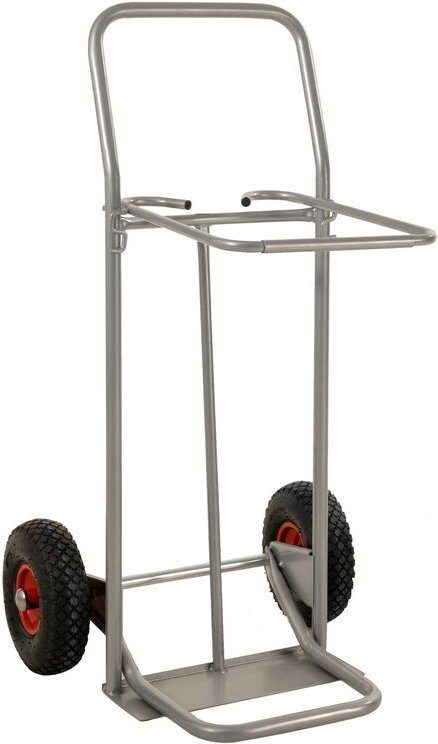 Kongamek Müllsackständer in grau 600x600x900mm mit 150kg Tragkraft für 125l-Säcke
