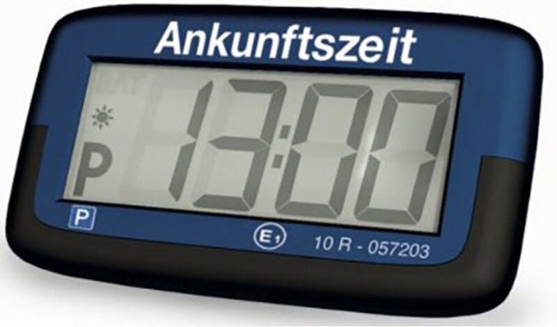 Needit - parkmicro bl - kfz elektronische Parkscheibe park micro blau