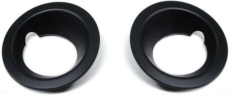 Tlily - 1 paar Links Rechts Front Stoßstange Nebel Licht Nebelscheinwerfer Ring Abdeckung Kappe für bmw X3 E83 2004 2005...