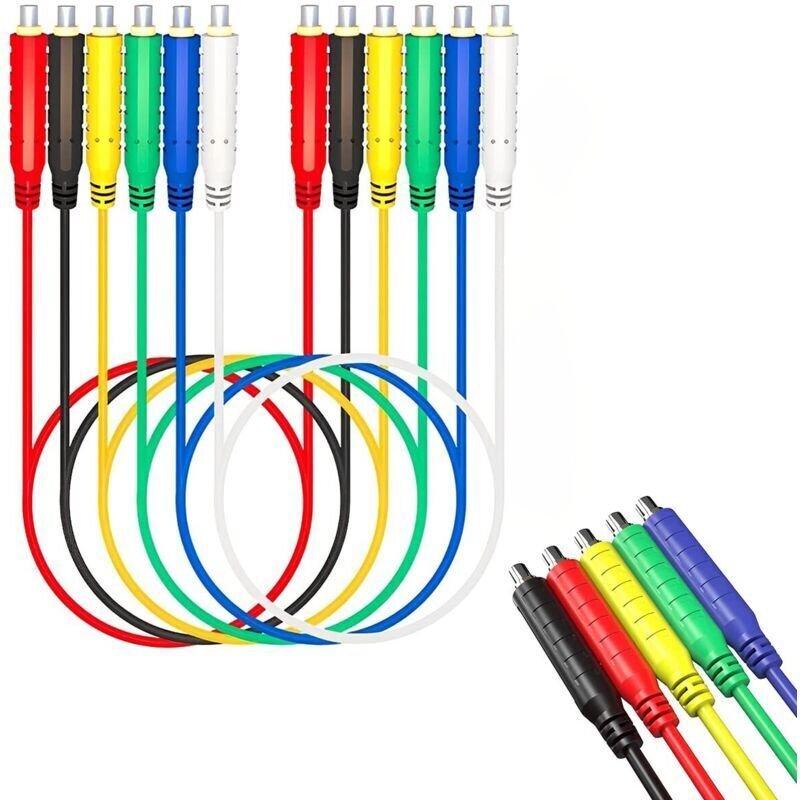 Stück magnetische Messleitungen, weiche und flexible Silikon-Überbrückungskabel, 30 V AC/5 A, 20 AWG, professionelle