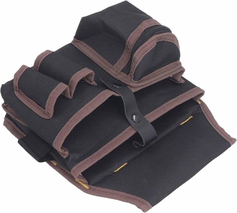 Werkzeugtasche für Elektriker, multifunktionale Gürteltasche aus Oxford-Gewebe, ideal für Heimwerker, Elektriker und Sch...