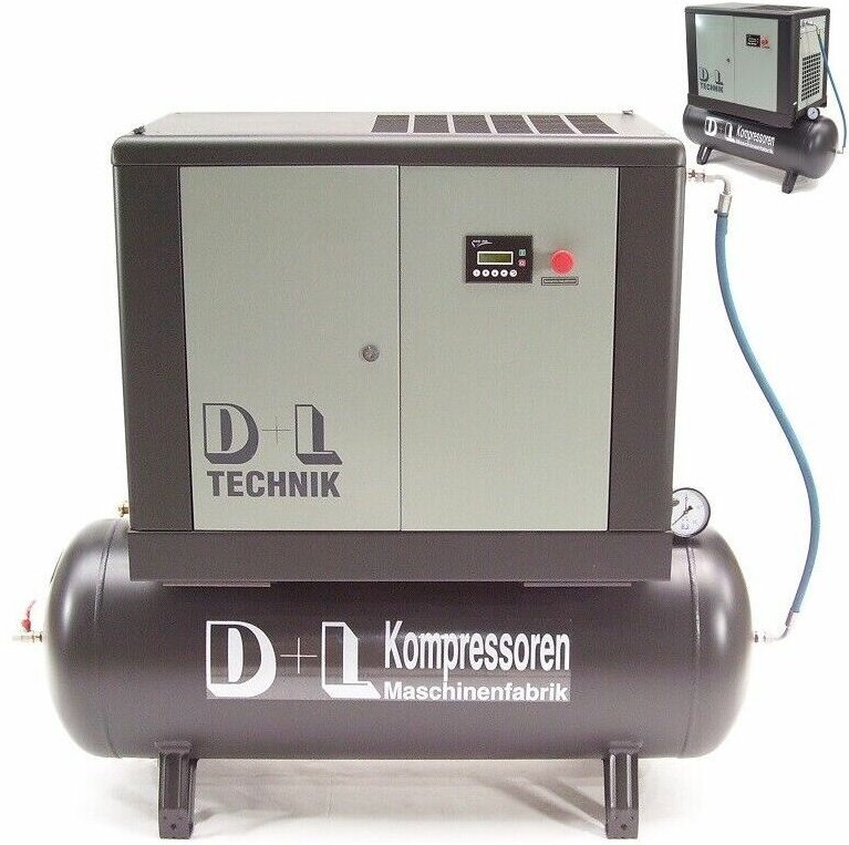 Thumbnail - Schraubenkompressor Schraubenverdichter 1400/10/500 11kW Kompressor 1400L 10 bar