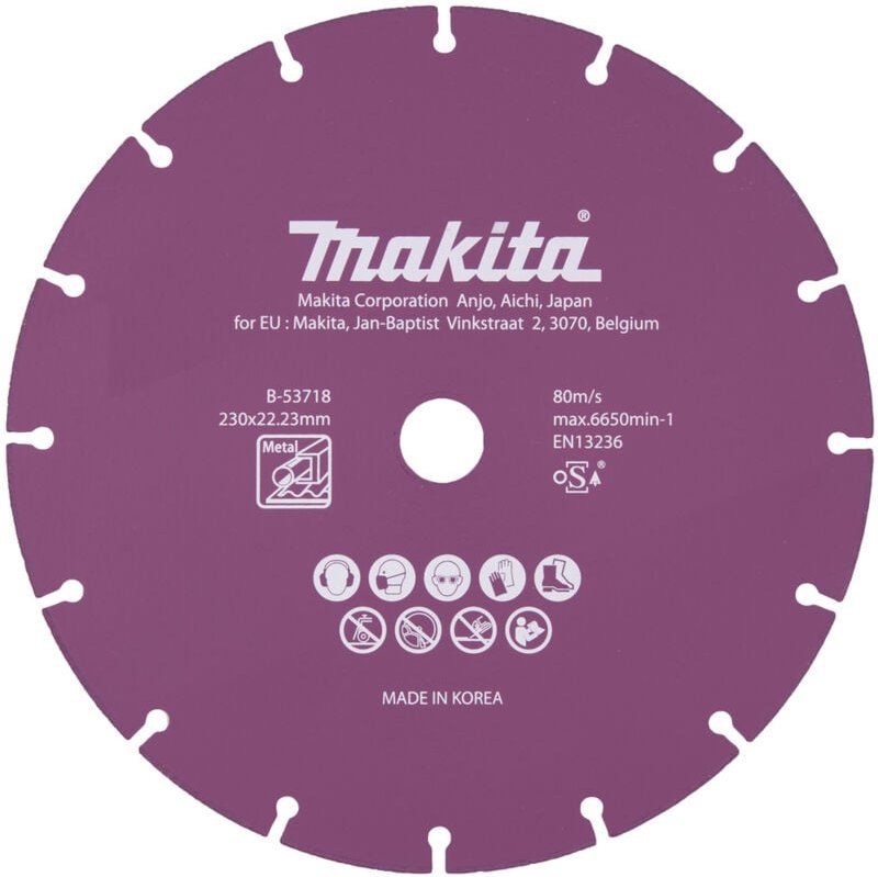 Diamant-Trennscheibe 1 Stk. • Diamant • 230 x 22,23 x 1,6 mm - Makita