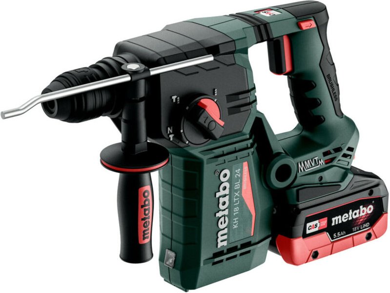 Metabo - Akku-Kombihammer kh 18 ltx bl 24 x 165 l 18V 2x5.5Ah LiHD + asc 145