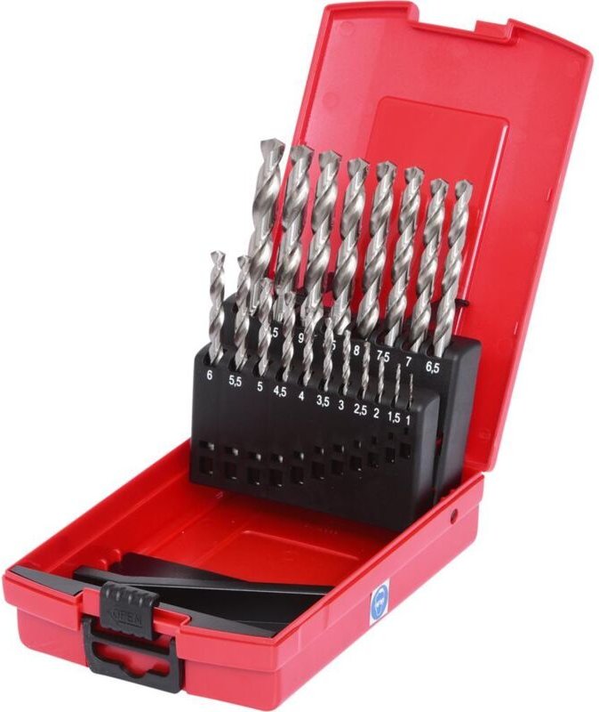 Ks Tools hss-g Spiralbohrer-Satz, Kunststoffkassette, 19-tlg 1-10mm - 330.2620